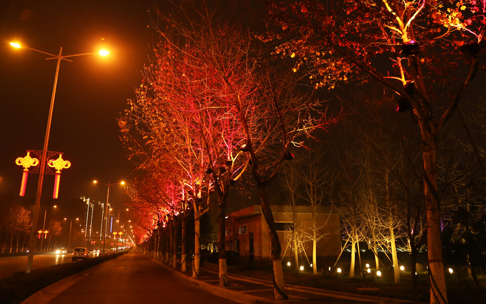 西安城市亮化-楼体亮化-新年亮化