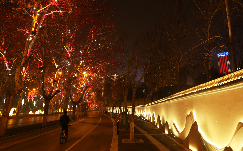西安城市亮化-楼体亮化-新年亮化